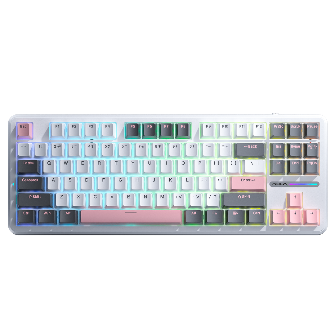 AULA F87 Pro Gasket Mechanical Keyboard-Color-Random Blind Box - Aula Inno