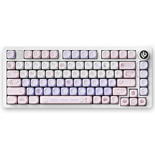 HI75 75% Customized Mechanical Keyboard-Pink Heart Throb